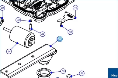 Ramię wyjściowe X-Metro (PMD1745R02.4610)