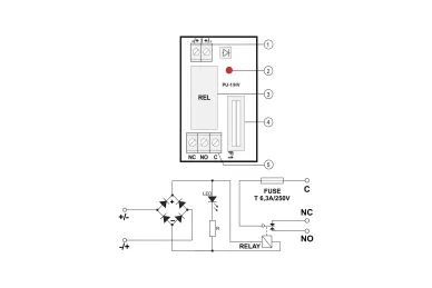 Relaismodul Pulsar AWZ 517