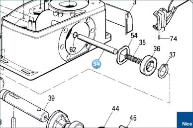 Release pin THOR1500 (PMD1863.4610)