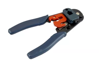 RJ45 Crimpzange mit Verriegelung