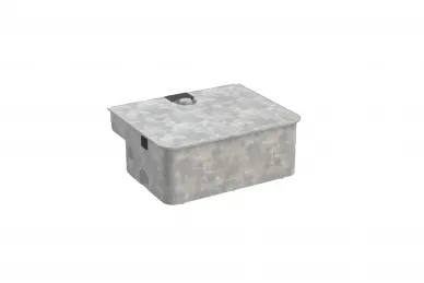 Roger Technology FU101 Boîtier et couvercle en acier galvanisé