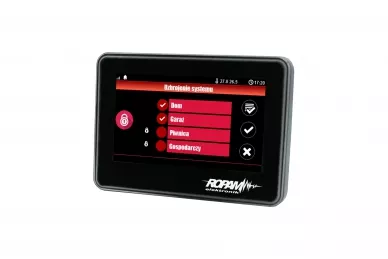 Ropam TPR-4B-P Ecran tactile en saillie 4.3", noir