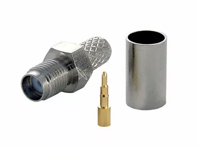 RP-SMA female crimp (H155)