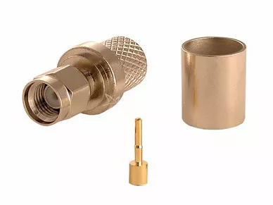 RP-SMA male crimp (CNT400, H1000)