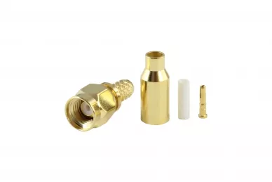RP-SMA male crimp RG174