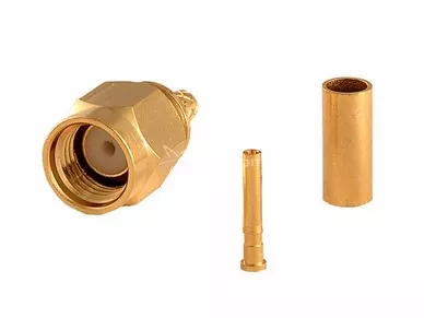 RP-SMA Steckverbinder mit Crimpanschluss (RG316)