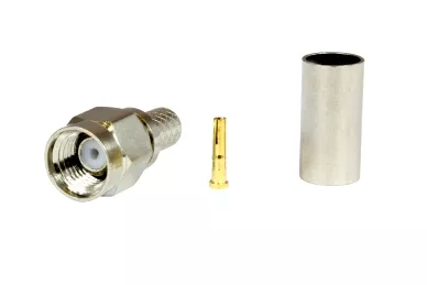 RP-SMA Steckverbinder mit Crimpanschluss (RG58)