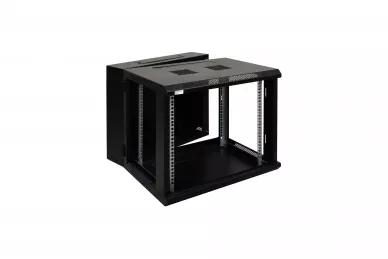 RWD966 9U RACK cabinet, double section, wall mounted, fully assembled 600x600
