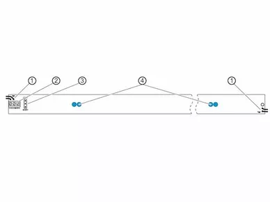 SATEL ACTIVA-8 Active infrared barrier with 8 beams