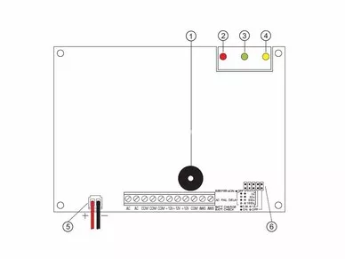 Satel APS-30 12V 3A alimentation tampon avec boîtier