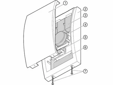 Satel ASP-105BL ABAX-Außensirene (blau)