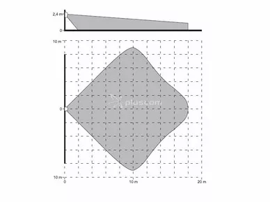 Satel GRAPHITE Pet Rilevatore PIR digitale, a prova di animale domestico fino a 15 kg