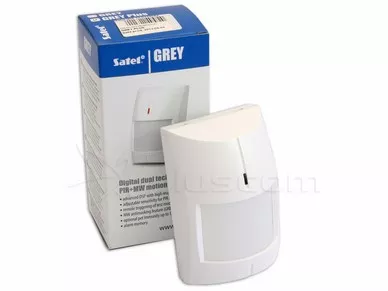 Satel GREY Plus Miniatur-Doppeltechnologie-PIR+MW-Bewegungsmelder