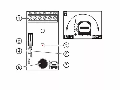 SATEL INDIGO Acoustic glassbreak detector