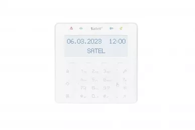 Satel INT-KSG2R-W Tastenfeld mit berührungsempfindlicher Tastatur (weiß)