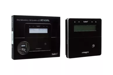 Satel INT-KWRL-BSB Clavier LCD sans fil avec lecteur de cartes