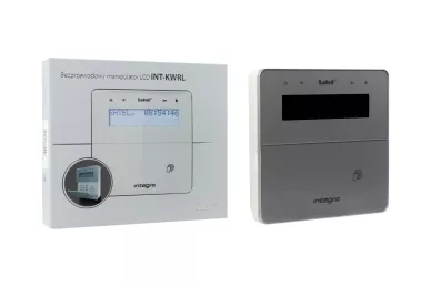 Satel INT-KWRL-SSW Clavier LCD sans fil avec lecteur de cartes