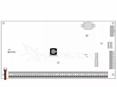 Satel Integra 64 control panel connectors