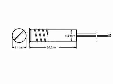 Satel K-3 Magnetischer Detektor (Aluminiumgehäuse)