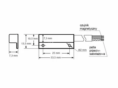 SATEL S-1 BR Magnetic detectors