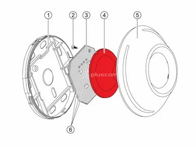 Satel SOW-300R Interner visueller Alarm (rot)
