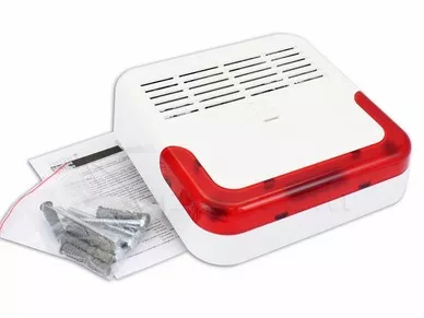 SATEL SP-6500 R EN50131 Grade 2 compliant siren with optical signalling