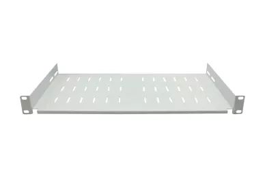 Scaffale 19'' 1U 250mm con fori grigi
