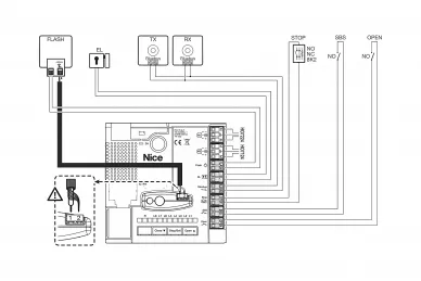 Schemat połączeń: