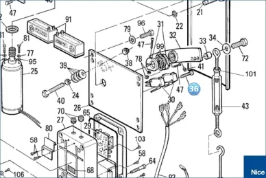 Screw 2,9x25 microswitch fixing WIL (V2.9X25.5101)