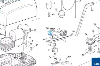 Screw lever release pin SPIN (82.032)