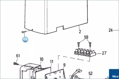 Screw mounting cover THOR (68) (V4.2X9.5B.5101)