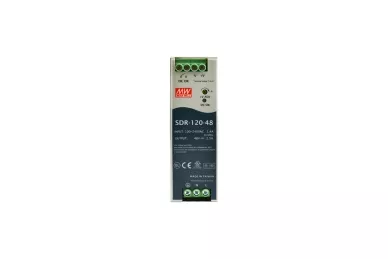 SDR-120-48 Mean Well 48V/2,5A/120W Alimentation sur rail DIN