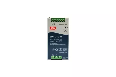 SDR-240-48 Mean Well 48V/5A/240W Alimentation sur rail DIN