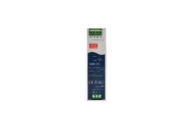 SDR-75-48 Mean Well 48V/1,6A/75W Alimentation sur rail DIN