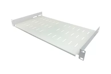 Shelf 19'' 1U 250mm with holes gray