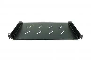 Shelf 19'' 1U 270mm with holes black