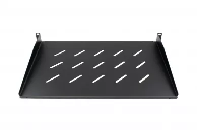 Shelf 19'' 1U 300mm with holes black