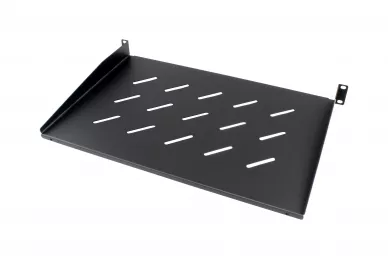 Shelf 19'' 1U 300mm with holes black