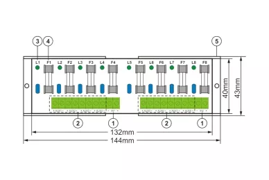Sicherung Modul Pulsar AWZ598 8x1.5A
