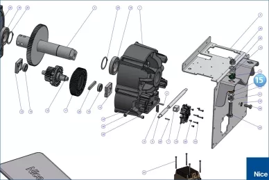 Sleeve insulation (lower) screw mechanical stop (PPD2099.4540)