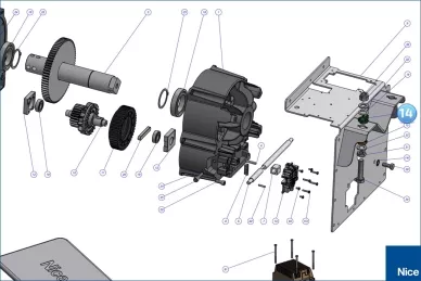 Sleeve insulation (upper) screw mechanical stop(PPD2098R01.4540)