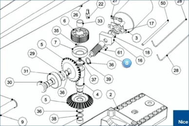 Ślimak TOONA7024 (PMD1633R01.4610)