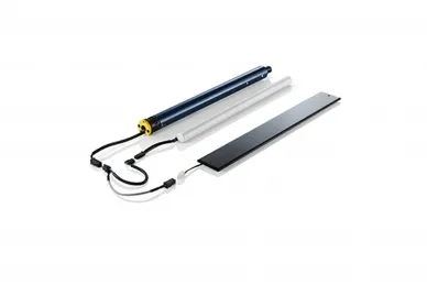 SOMFY 1025198 Oximo 40 Wirefree RTS II 10/12 set - drive   new solar panel   battery in housing.