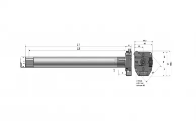 Somfy 1041023 LT 50 Meteor 20/17 NHK RTS VVF 2,5m Antrieb