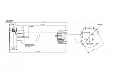 Somfy 1117286 Sunea 50 CSI io 40/12 VVF 3m Antrieb