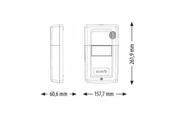 Somfy 1782655 Rollixo RTS premium - set: centralina, 2 telecomandi Keygo RTS, sirena