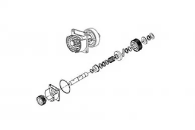 SOMFY 1782902 Elixo 24V output shaft pinion