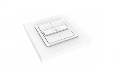 Somfy 1800507 Smoove Duo WT Schalter ohne Backup