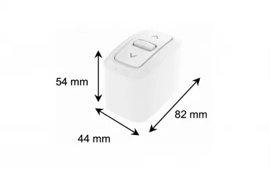 SOMFY 1800511 Inis WT switch with surface-mounted mounting box with support