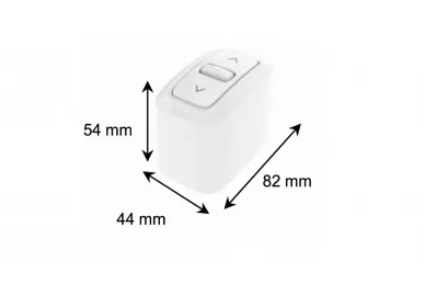 Somfy 1800512 Interruttore Inis WT con scatola da incasso senza supporto